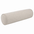 Nackenrolle 15 x 50 cm Textil Beige - zylindrisches Stützkissen